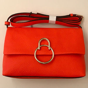 Vince Camuto Neon Leather Crossbody Handbag